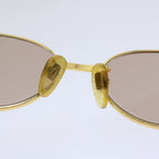 FENDI Sunglasses metal Gold Brownyk11319