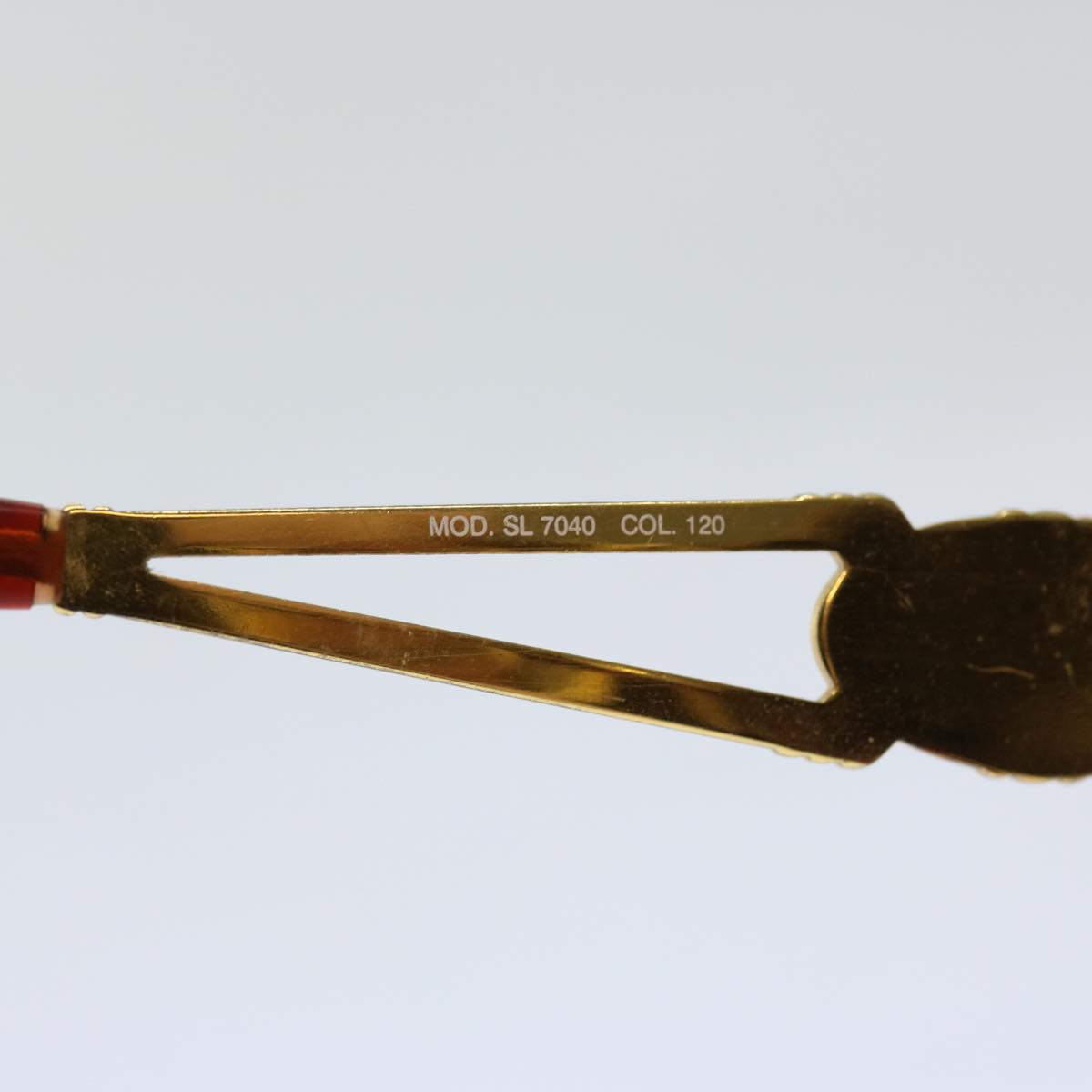 FENDI Sunglasses metal Gold Brownyk11319