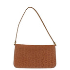 CELINE C Macadam Canvas Shoulder Bag Orange 11322