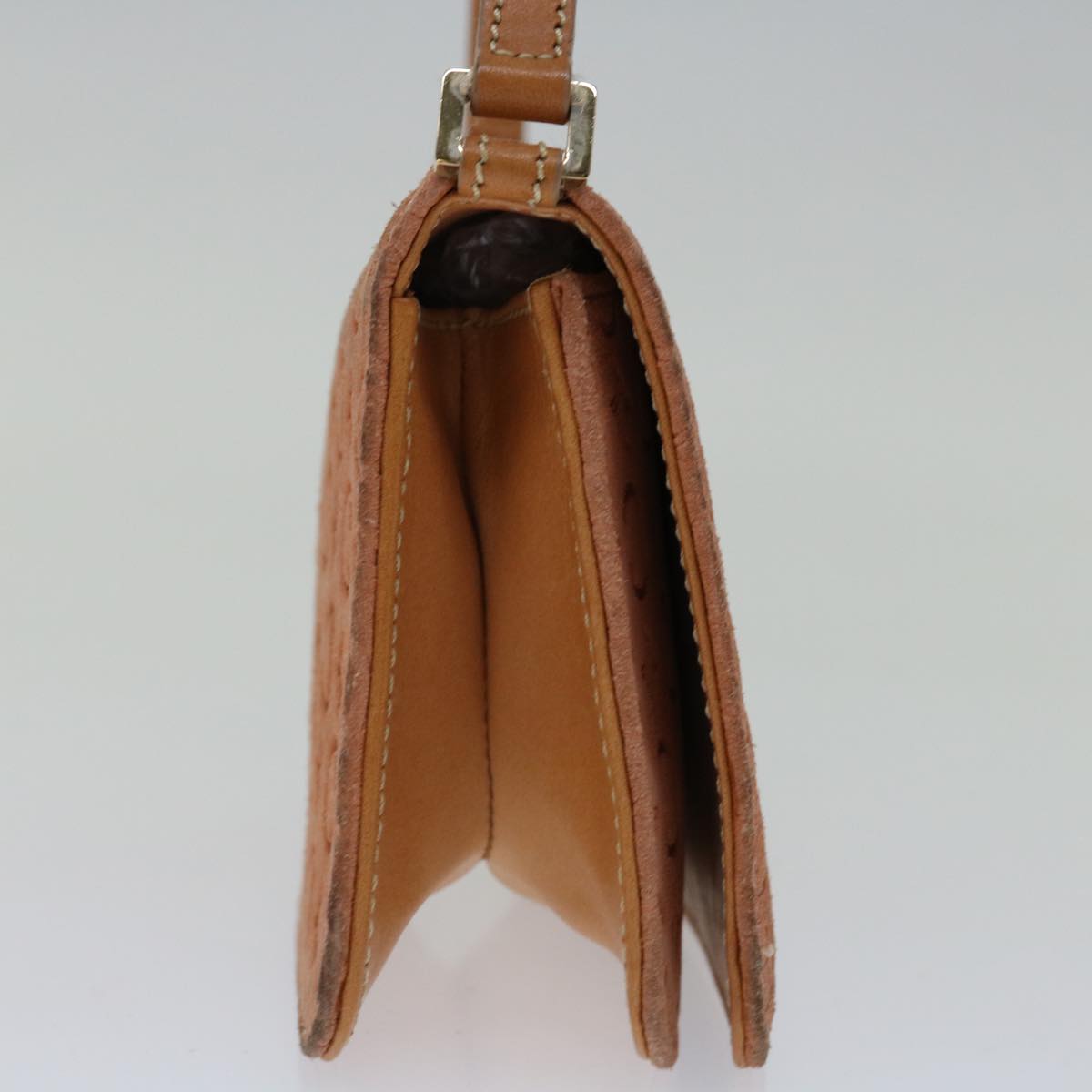 CELINE C Macadam Canvas Shoulder Bag Orange 11322