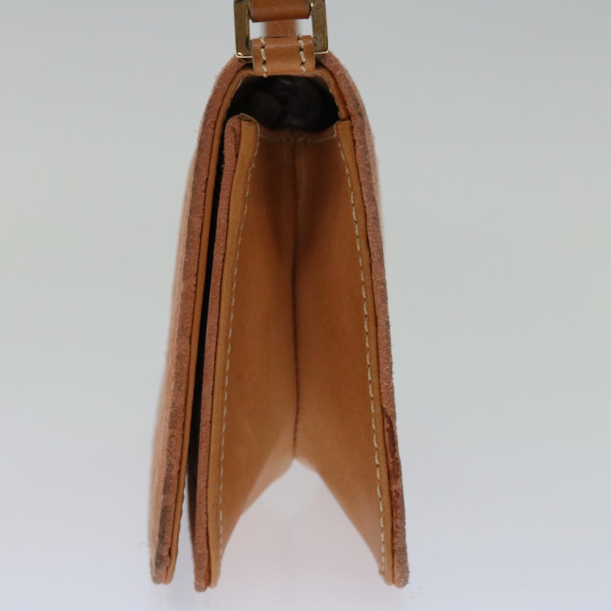 CELINE C Macadam Canvas Shoulder Bag Orange 11322