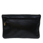 CELINE Shoulder Bag Leather Black 11353