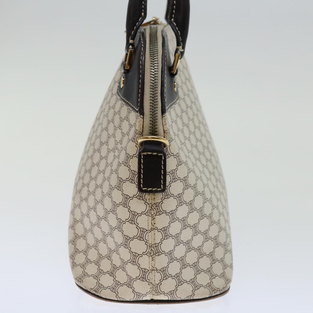 CELINE Macadam Canvas Hand Bag PVC Whe 11359