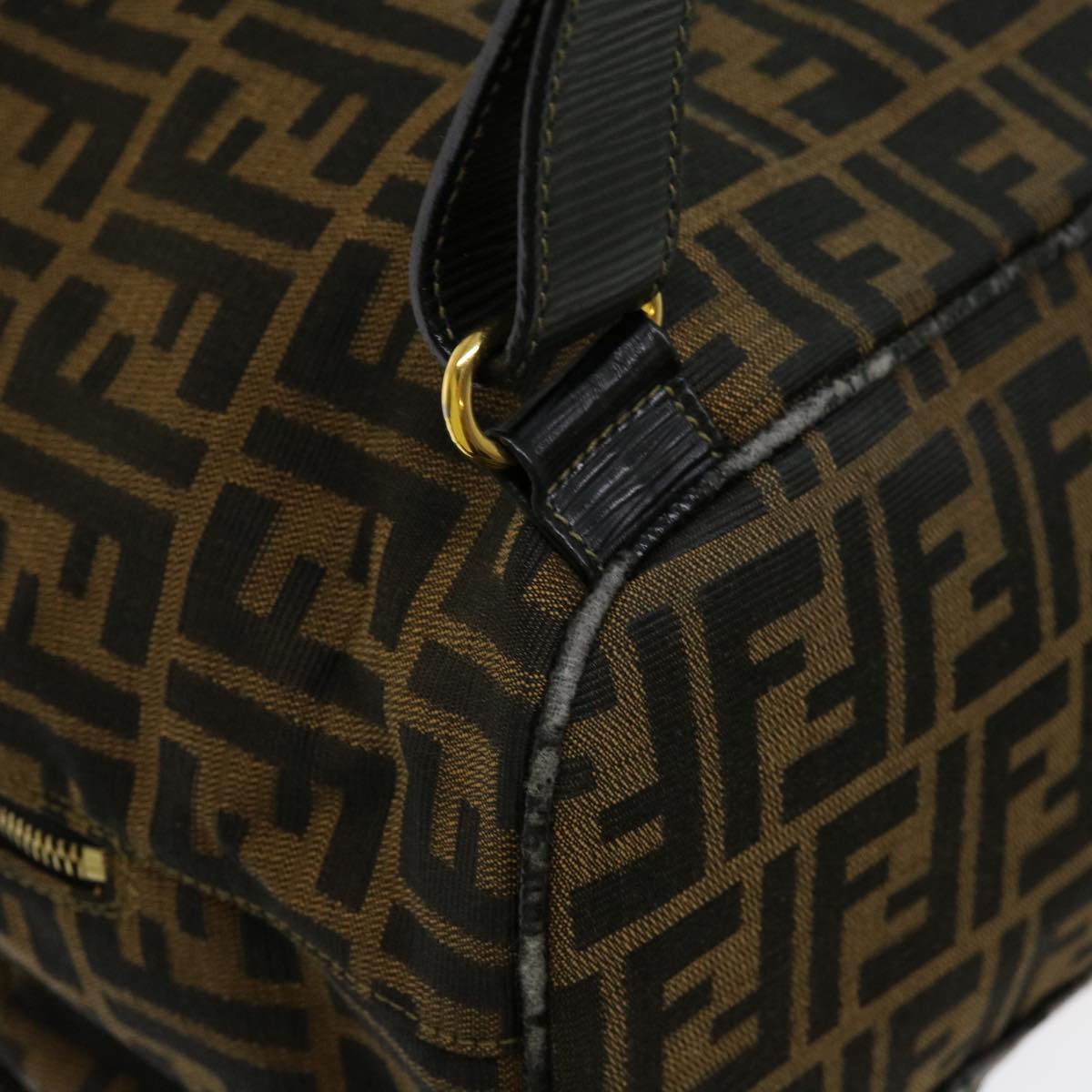 FENDI Zucca Canvas Backpack Brown Blackyk11410
