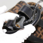 FENDI Zucca Canvas Backpack Brown Blackyk11410