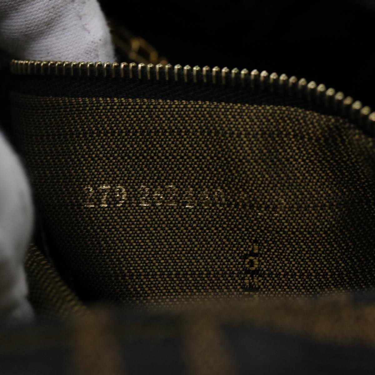 FENDI Zucca Canvas Backpack Brown Blackyk11410