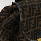 FENDI Zucca Canvas Backpack Brown Blackyk11410