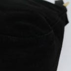 FENDI Mamma Baguette Shoulder Bag Suede Blackyk11454