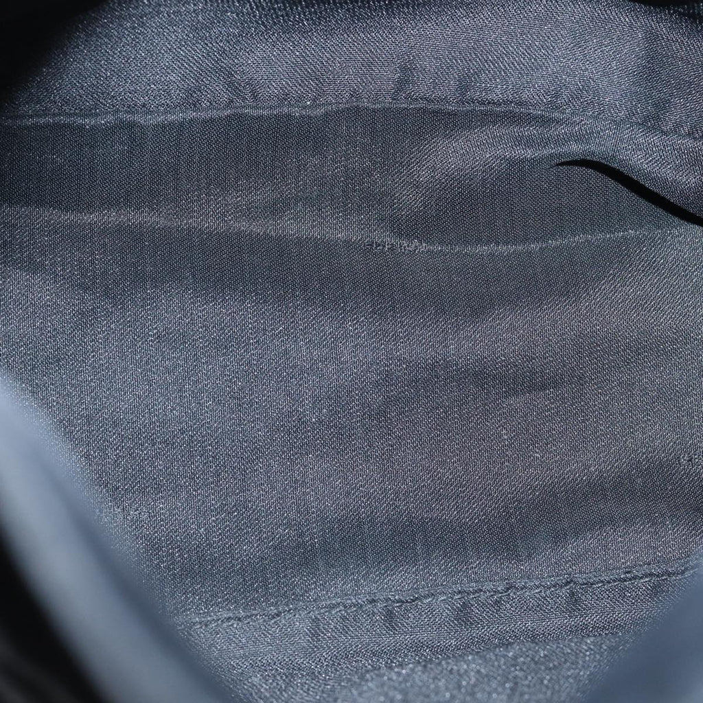 FENDI Mamma Baguette Shoulder Bag Suede Blackyk11454