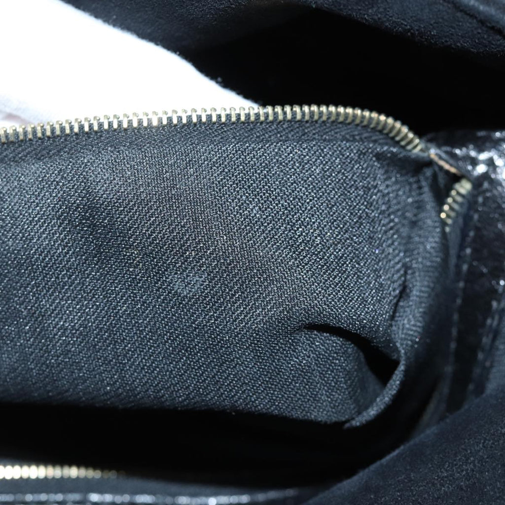 FENDI Mamma Baguette Shoulder Bag Suede Blackyk11454