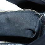 FENDI Mamma Baguette Shoulder Bag Suede Blackyk11454