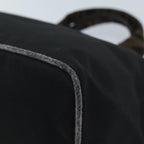 FENDI Hand Bag Canvas Blackyk11461