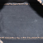 FENDI Hand Bag Canvas Blackyk11461