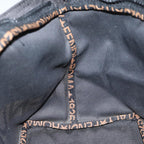 FENDI Hand Bag Canvas Blackyk11461
