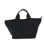 FENDI Hand Bag Canvas Blackyk11461