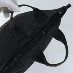 FENDI Hand Bag Canvas Blackyk11461