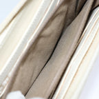 FENDI Zucca Canvas Long Wallet Whiteyk11469