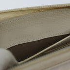 FENDI Zucca Canvas Long Wallet Whiteyk11469