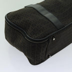 FENDI Zucchino Canvas Boston Bag Blackyk11470