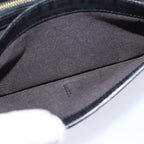 FENDI Zucchino Canvas Long Wallet Blackyk11478