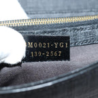 FENDI Zucchino Canvas Long Wallet Blackyk11478