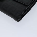 FENDI Zucchino Canvas Long Wallet Blackyk11478