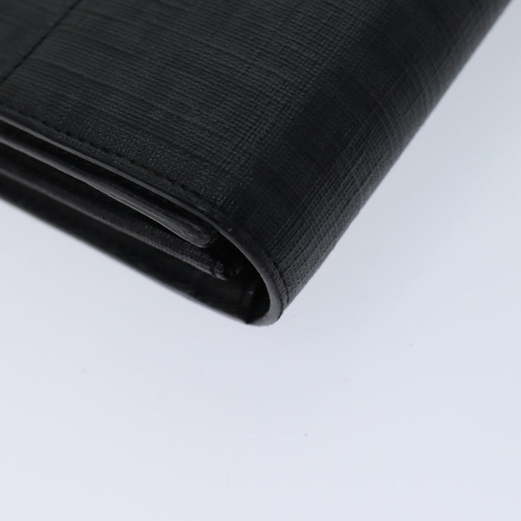 FENDI Zucchino Canvas Long Wallet Blackyk11478