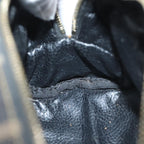 FENDI Zucca Canvas Pouch Brown Blackyk11488