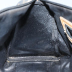 FENDI Zucca Canvas Boston Bag Brown Blackyk11516