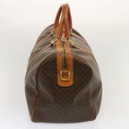 CELINE Macadam Canvas Boston Bag PVC Brown 11520