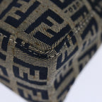 FENDI Zucchino Canvas Hand Bag Navyyk11547