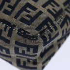 FENDI Zucchino Canvas Hand Bag Navyyk11547
