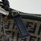 FENDI Zucchino Canvas Hand Bag Navyyk11547