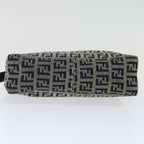 FENDI Zucchino Canvas Hand Bag Navyyk11547
