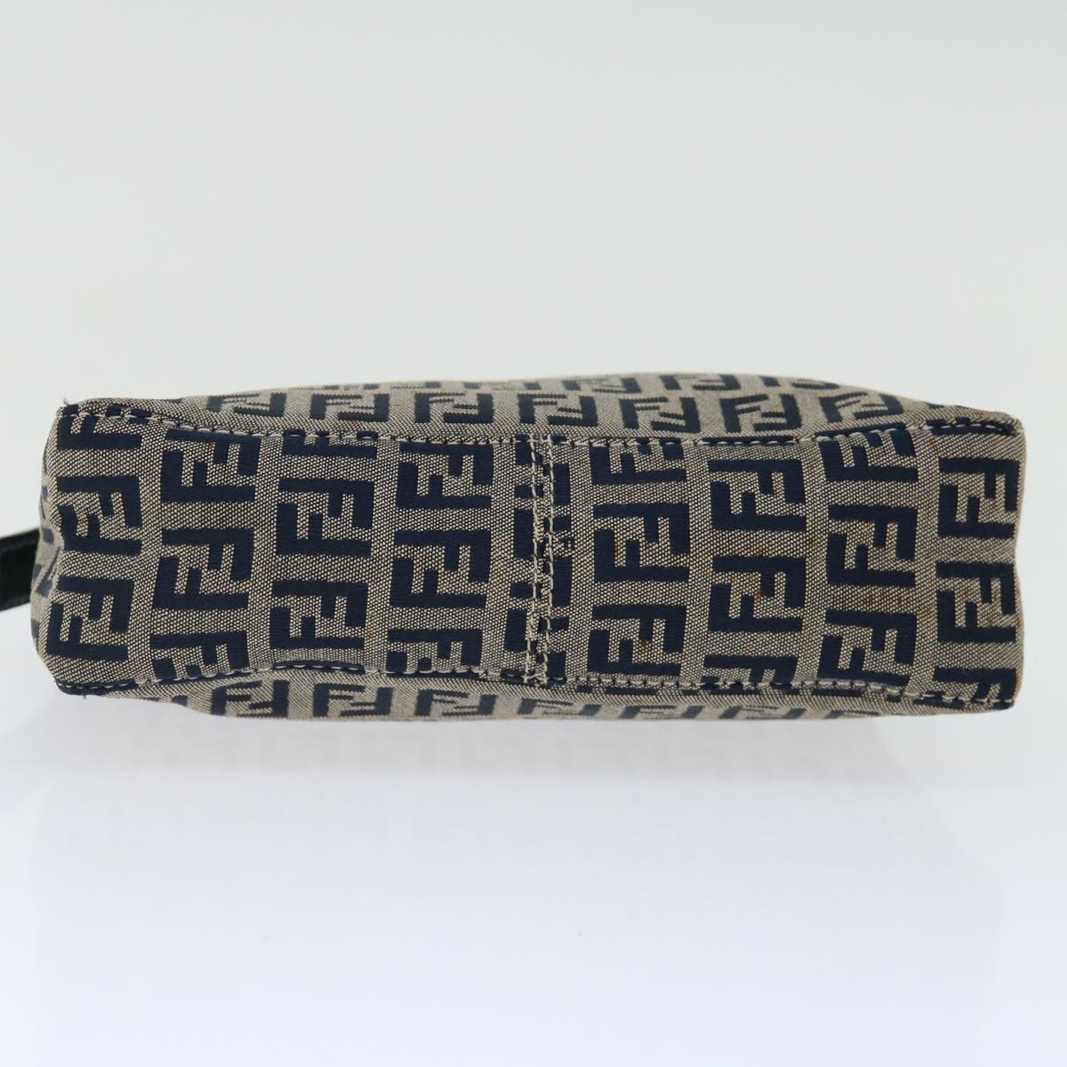 FENDI Zucchino Canvas Hand Bag Navyyk11547