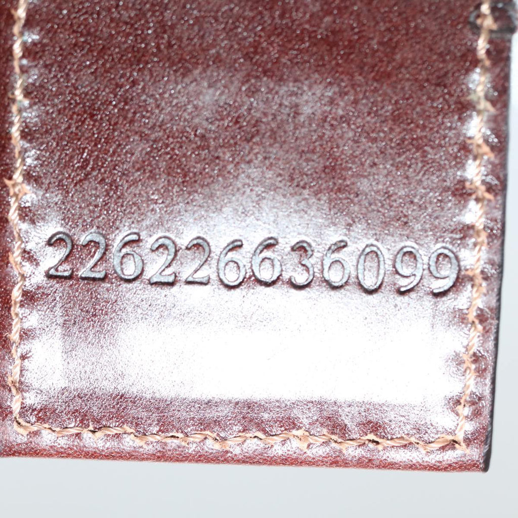 FENDI Zucca Canvas Hand Bag Brown Blackyk11574