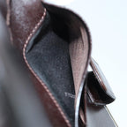 FENDI Zucca Canvas Wallet Black Brownyk11705