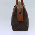 CELINE Macadam Canvas Hand Bag PVC Brown 11723