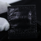 FENDI Mamma Baguette Shoulder Bag Nylon Blackyk11728