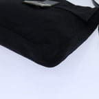 FENDI Mamma Baguette Shoulder Bag Nylon Blackyk11728