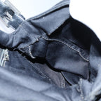 FENDI Mamma Baguette Shoulder Bag Nylon Blackyk11760