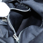 FENDI Mamma Baguette Shoulder Bag Nylon Blackyk11760