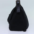 FENDI Mamma Baguette Shoulder Bag Nylon Blackyk11760