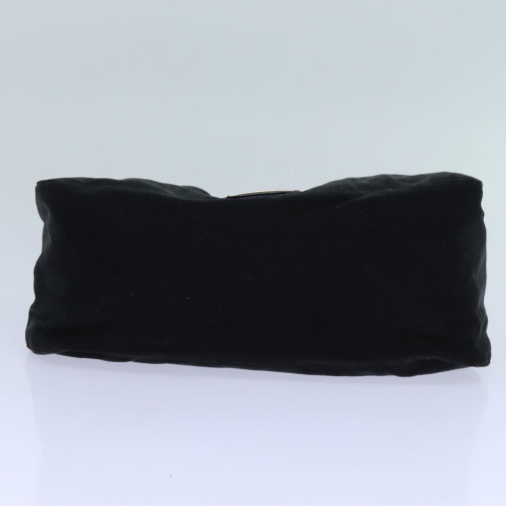 FENDI Mamma Baguette Shoulder Bag Nylon Blackyk11760