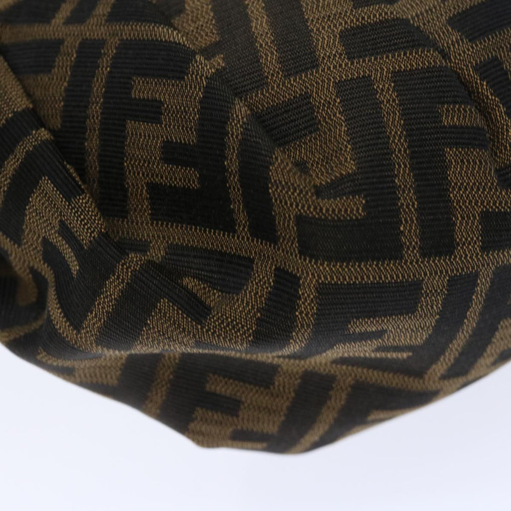 FENDI Zucca Canvas mini Hand Bag Brownyk11776