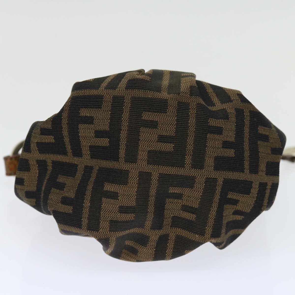 FENDI Zucca Canvas mini Hand Bag Brownyk11776