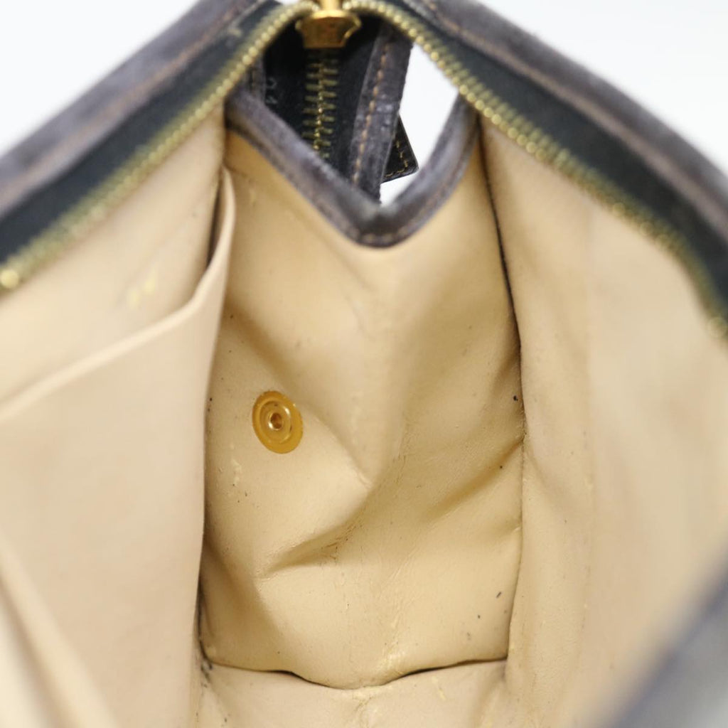 FENDI Zucca Canvas Clutch Bag Brownyk11782