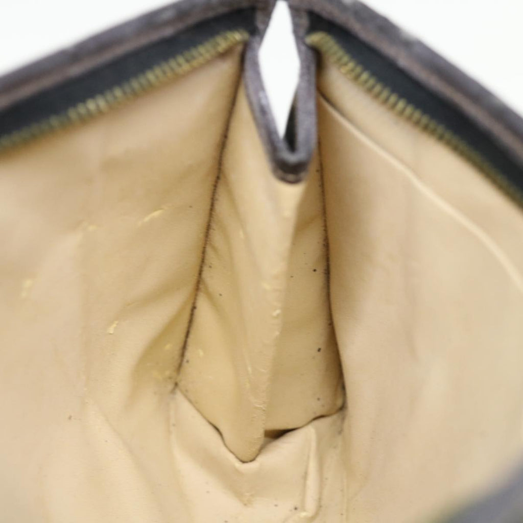 FENDI Zucca Canvas Clutch Bag Brownyk11782