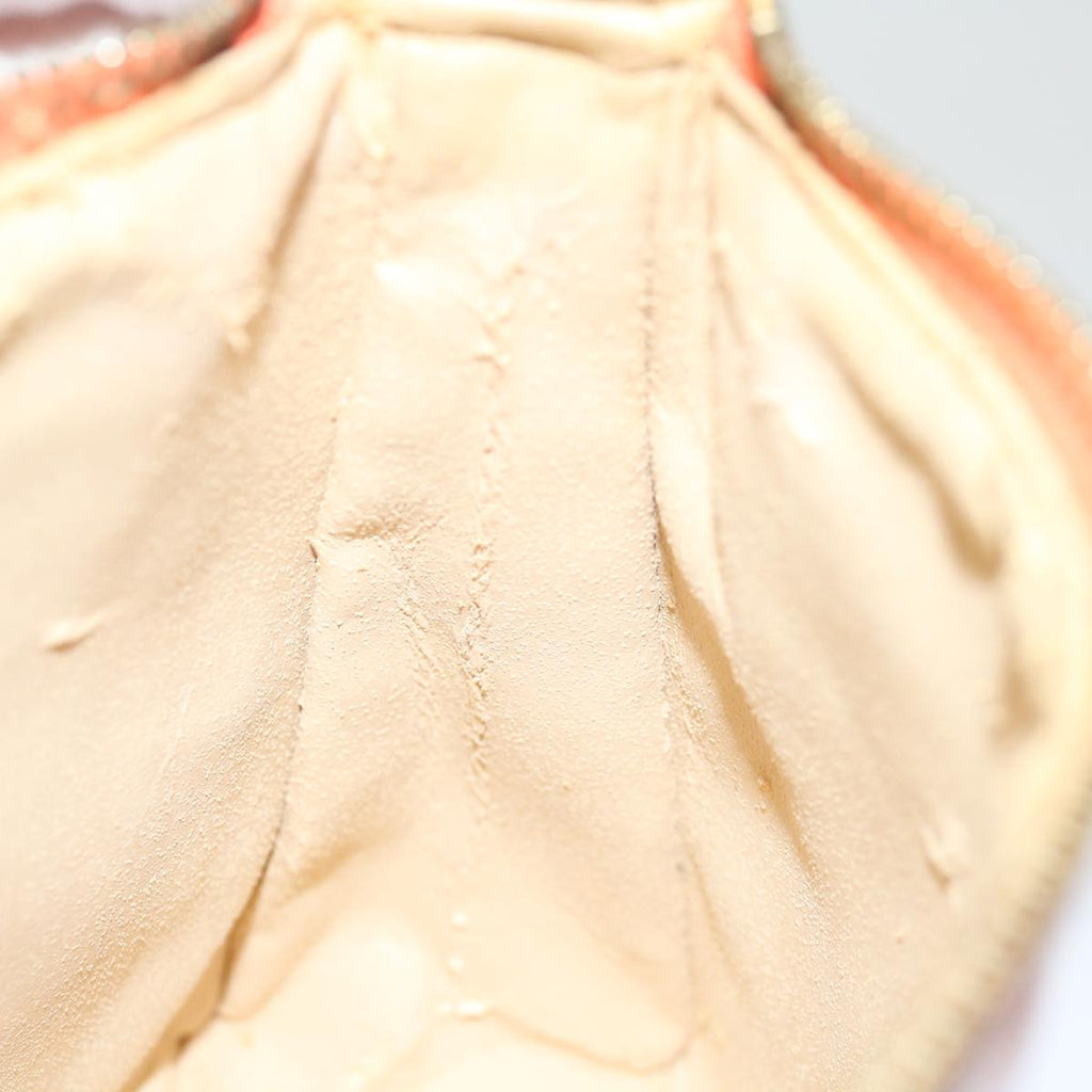 FENDI Zucchino Canvas Accessory Pouch Coated Canvas Orangeyk11786