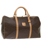 CELINE Macadam Canvas Boston Bag PVC Brown 11832